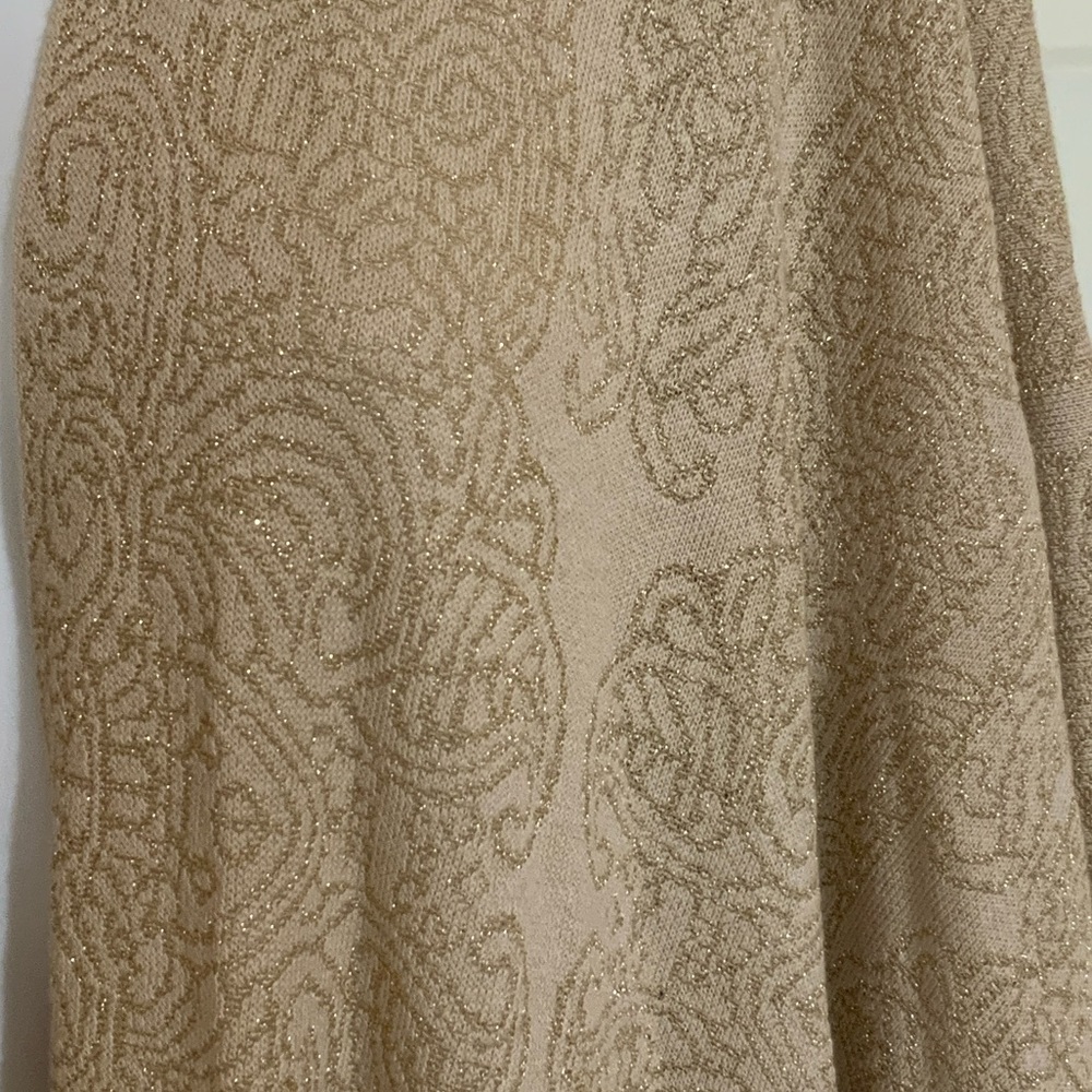 Chico's Gold-Toned Textured Shawl - Picture 3 of 6